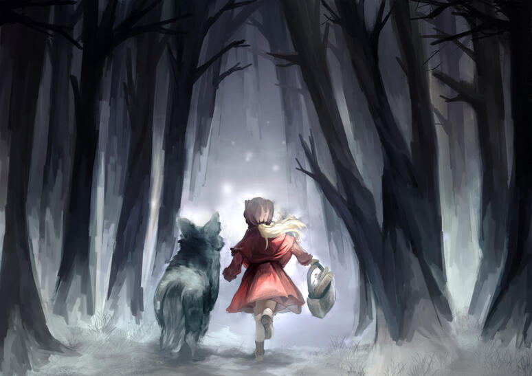 The Little Red Riding Hood and Her Wolf